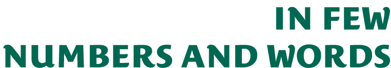 in few Numbers and words