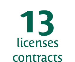 13 licenses contracts